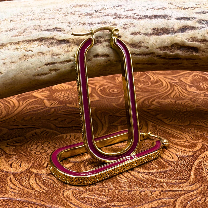 Antler Rings - The Gold Etta Hoops