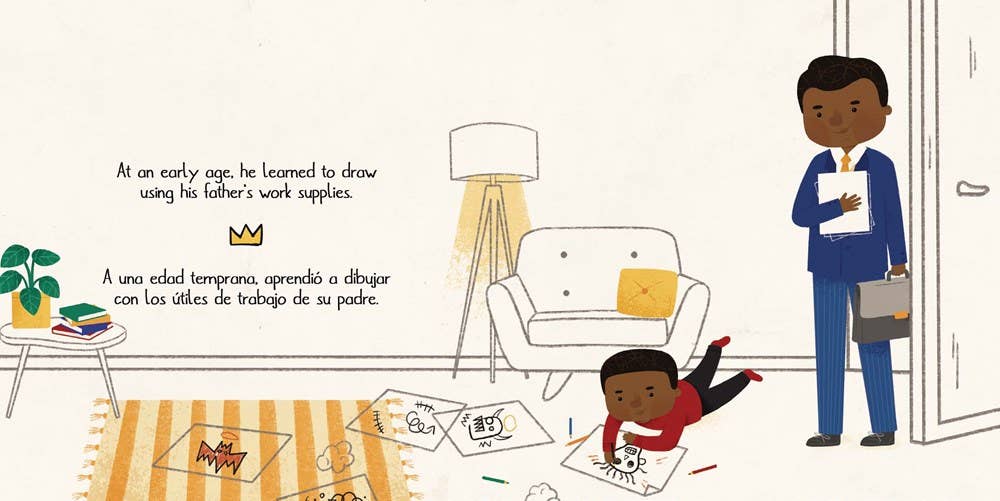 Life of / La vida de Basquiat A Lil' Libros Bilingual Book