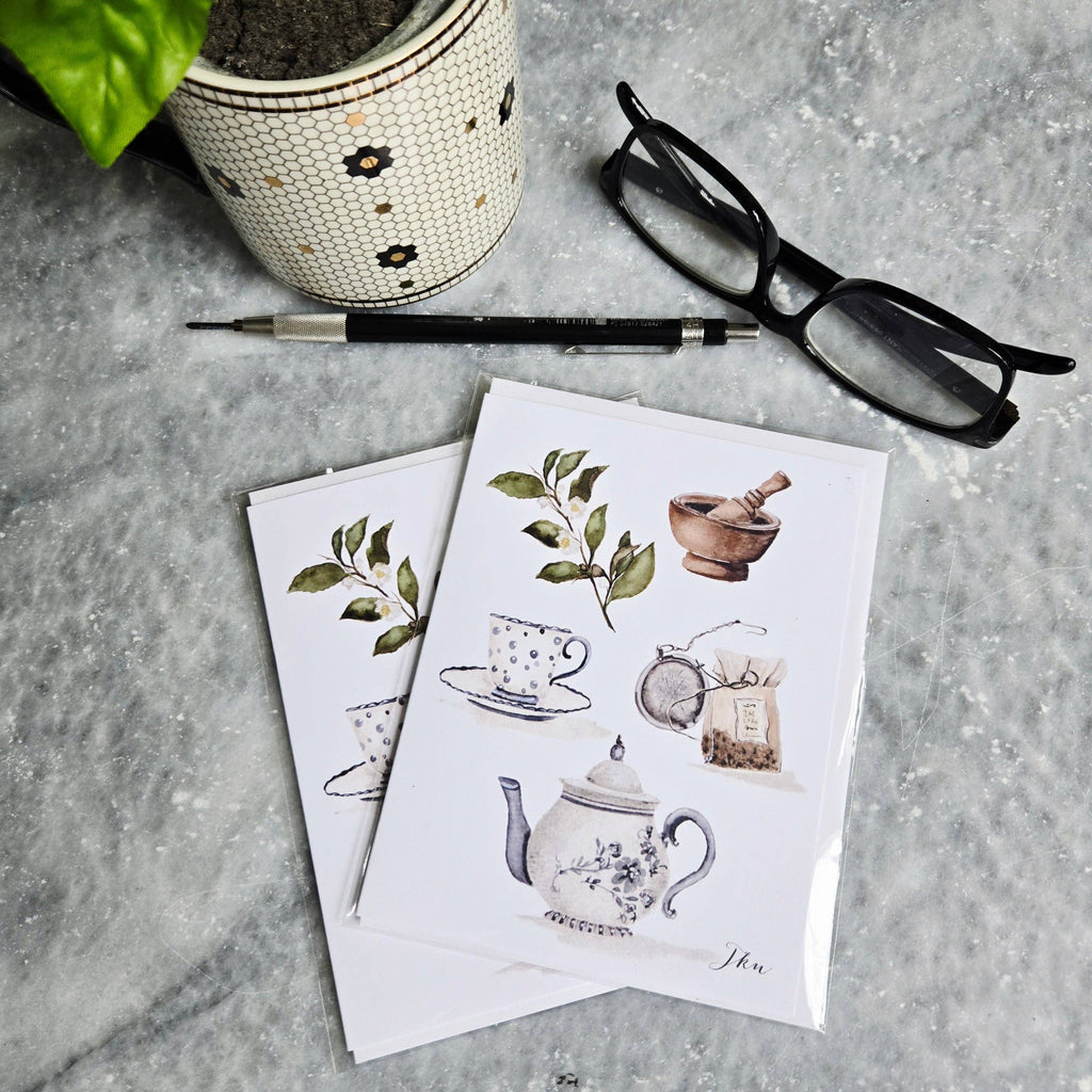Julie Norkus - Note Card - Tea