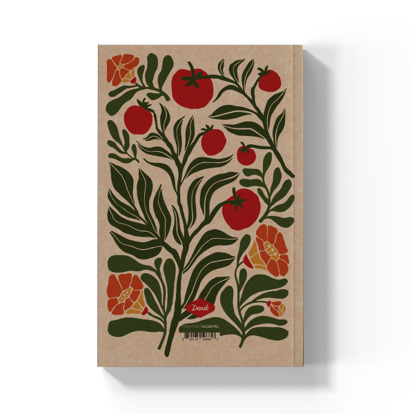 Denik - Tomatoes Kraft Layflat Notebook KLC2217KL