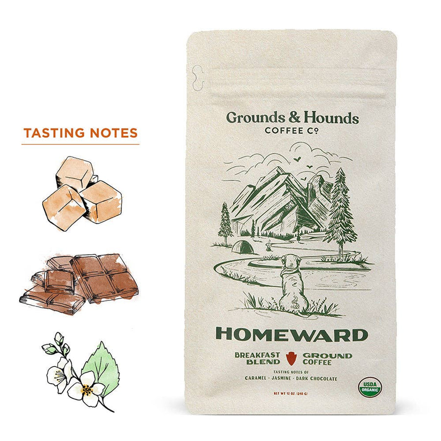 Grounds & Hounds Coffee Co. - Homeward Breakfast Blend Coffee