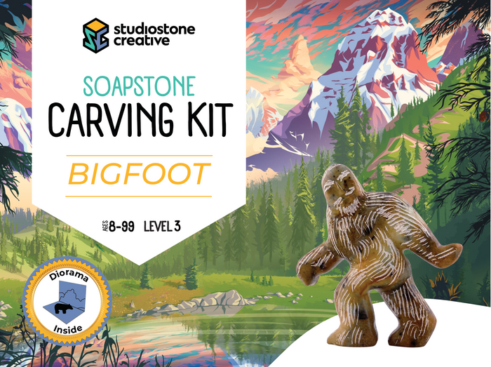 Studiostone Creative - Bigfoot Soapstone Carving Kit – NEW!!