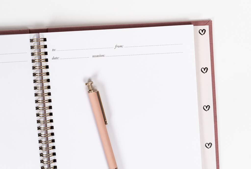 Duncan & Stone Paper Co. - Cards Worth Keeping Journal | Birthday Card Organizer Book