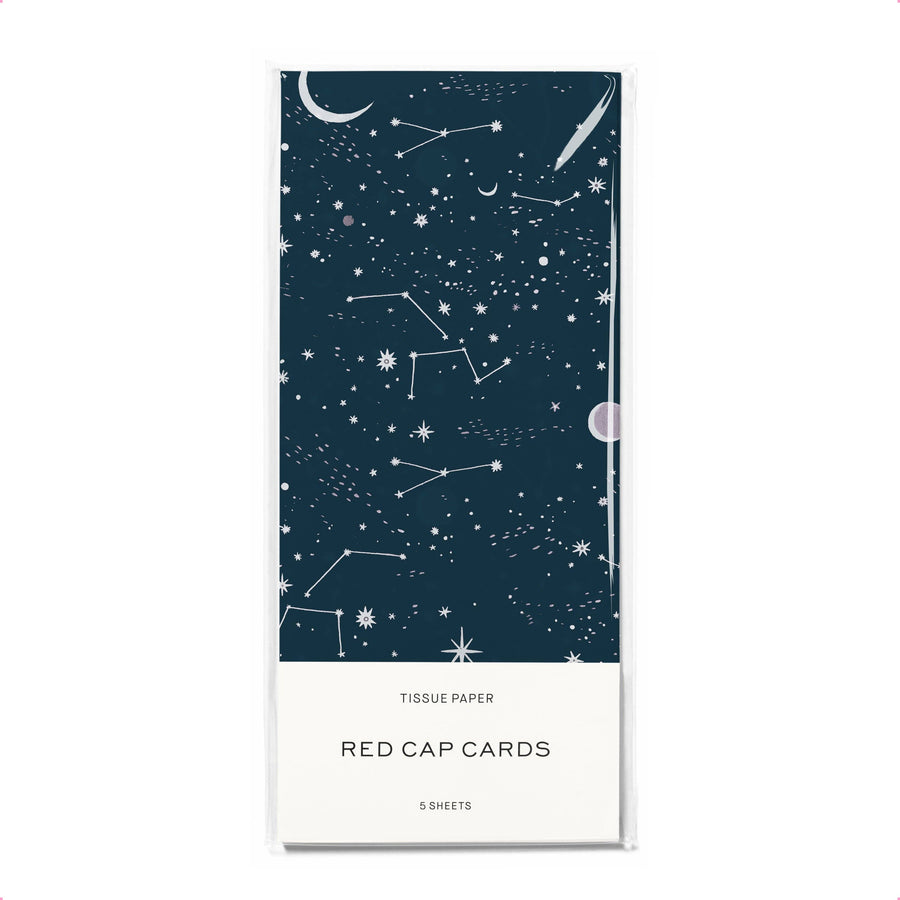 Red Cap Cards - Moon and Stars tissue paper