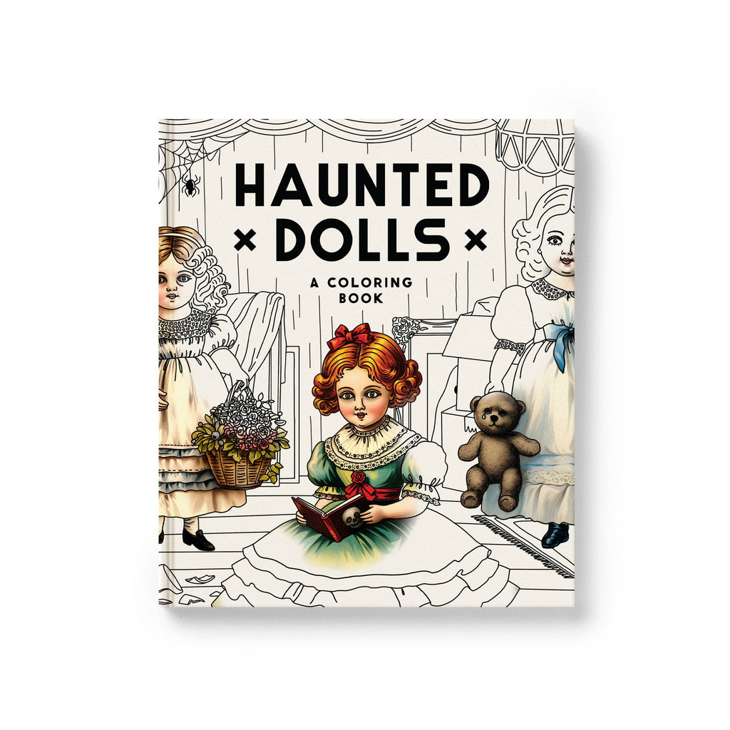 Chronicle Books - Brass Monkey Haunted Dolls Coloring Book