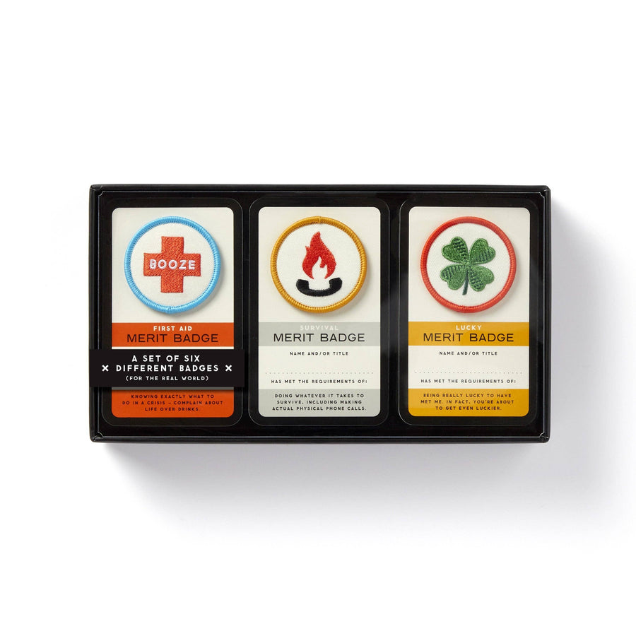 Chronicle Books - Brass Monkey Merit Badges (For Life) Set