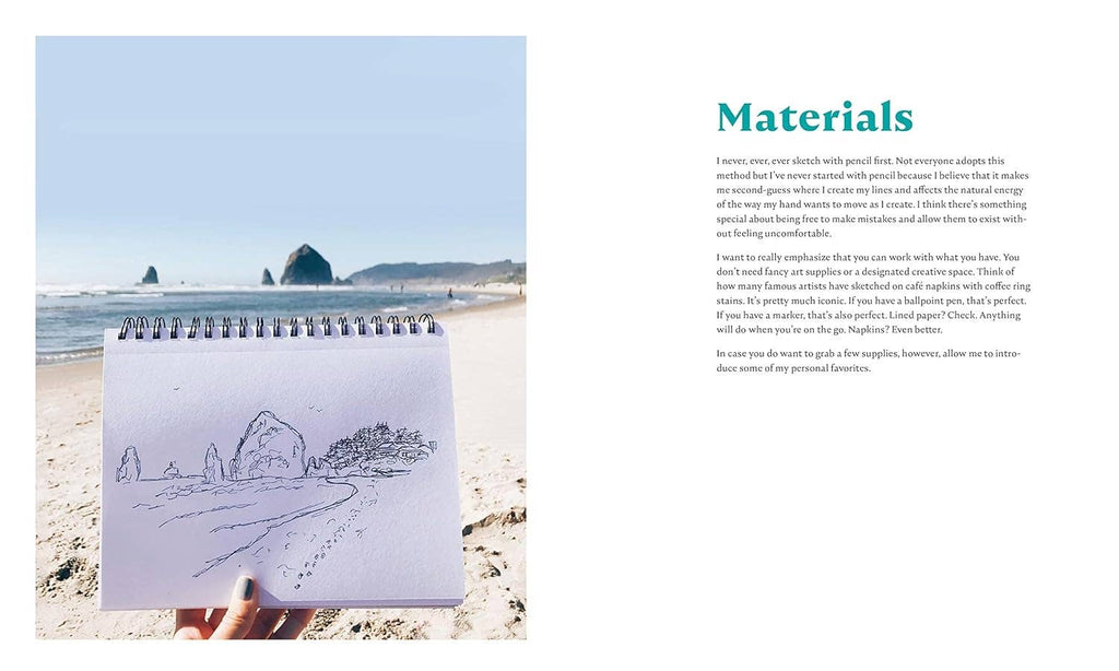 Mindful Sketching: A Guided Sketchbook for Beginners