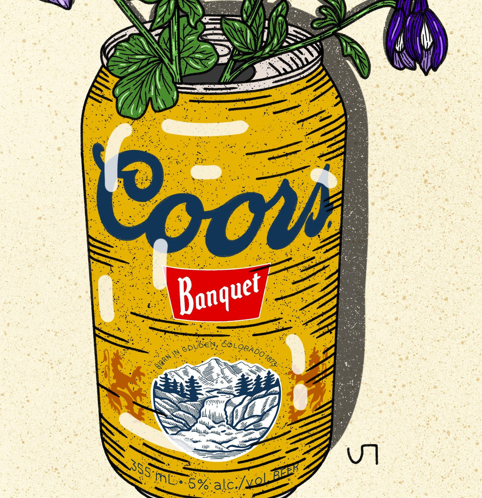 Coors Banquet Beer Can