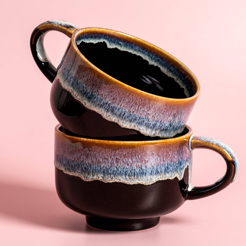 Nova Ceramics Travel Mugs - Monsoon Ceramic Handmade Mug - 16oz