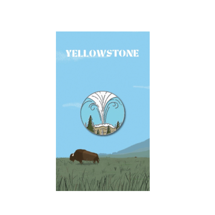 Good & Well Supply Co. - Yellowstone National Park Enamel Pin