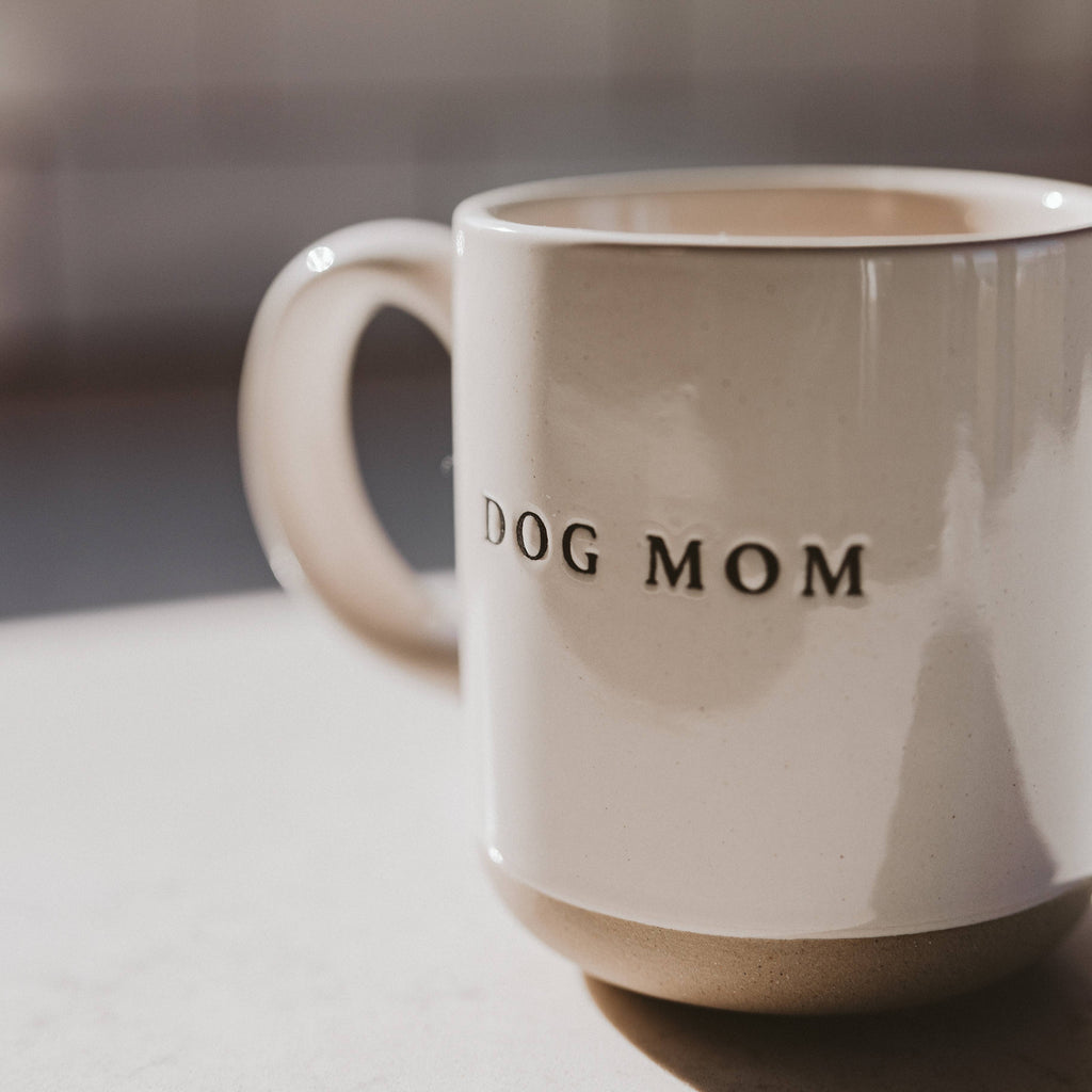 Sweet Water Decor - Dog Mom Stoneware Coffee Mug - Gifts & Home Decor