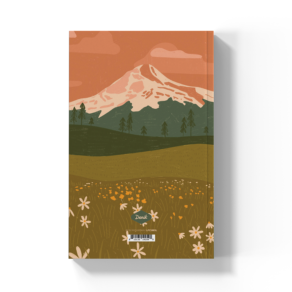 Denik - Rosy Mountain  Soft Touch Classic Layflat Notebook LFC1883L