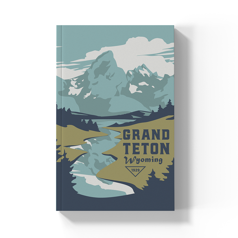 Denik - Grand Teton National Park Classic Layflat Notebook LFC2114L