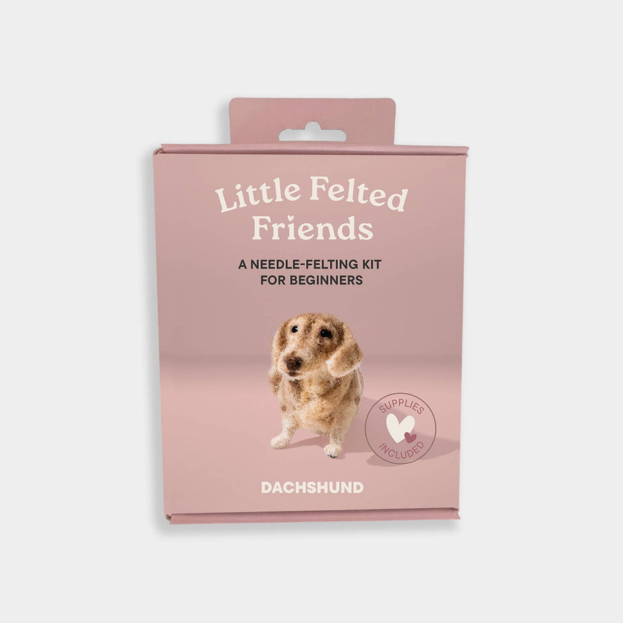 Blue Star Press - Little Felted Friends: Dachshund (A Needle-Felting Kit)