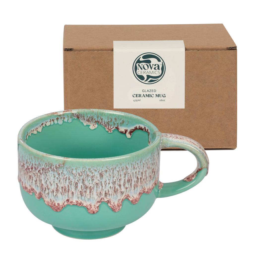 Nova Ceramics Travel Mugs - Nebula Handmade Ceramic Mug 16oz | Stoneware Coffee Mug