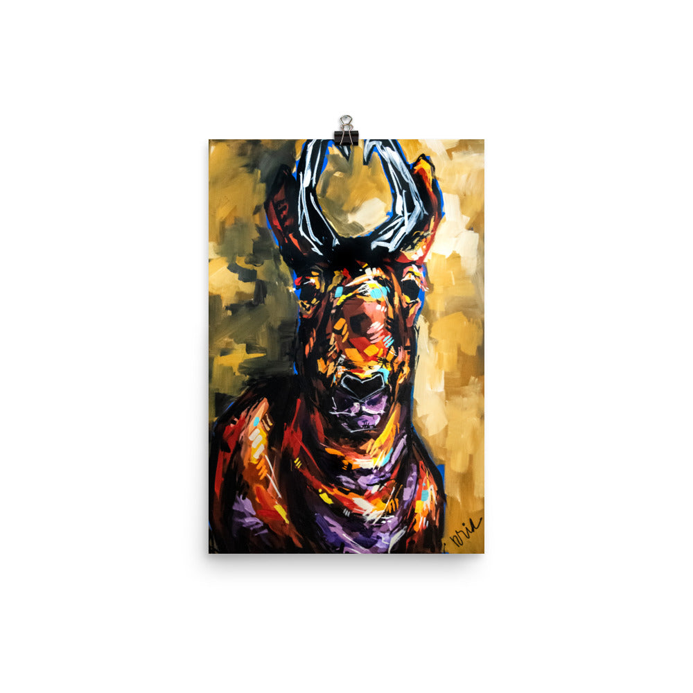 Dave the Pronghorn Print