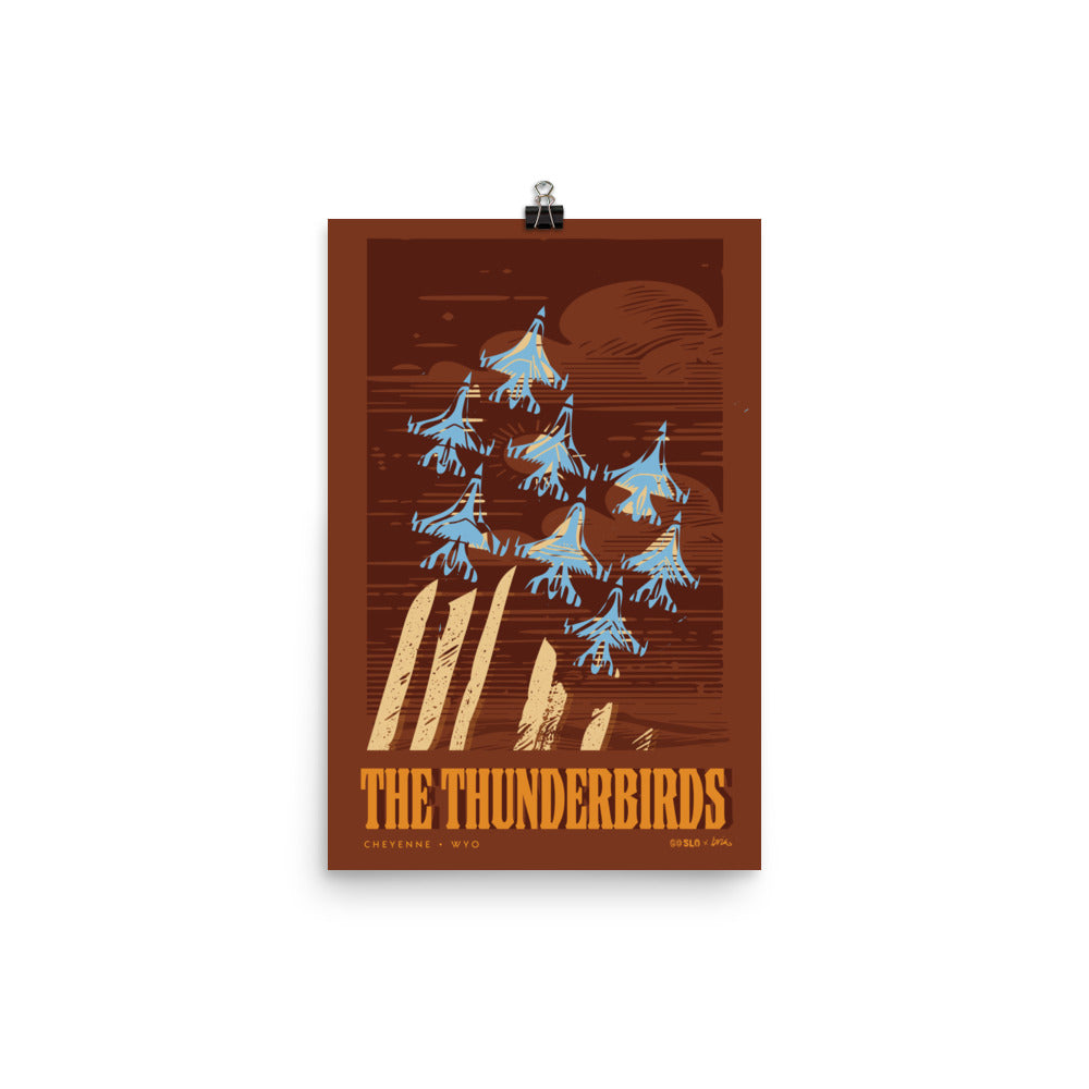 Thunderbirds // Cheyenne Rodeo Week Print