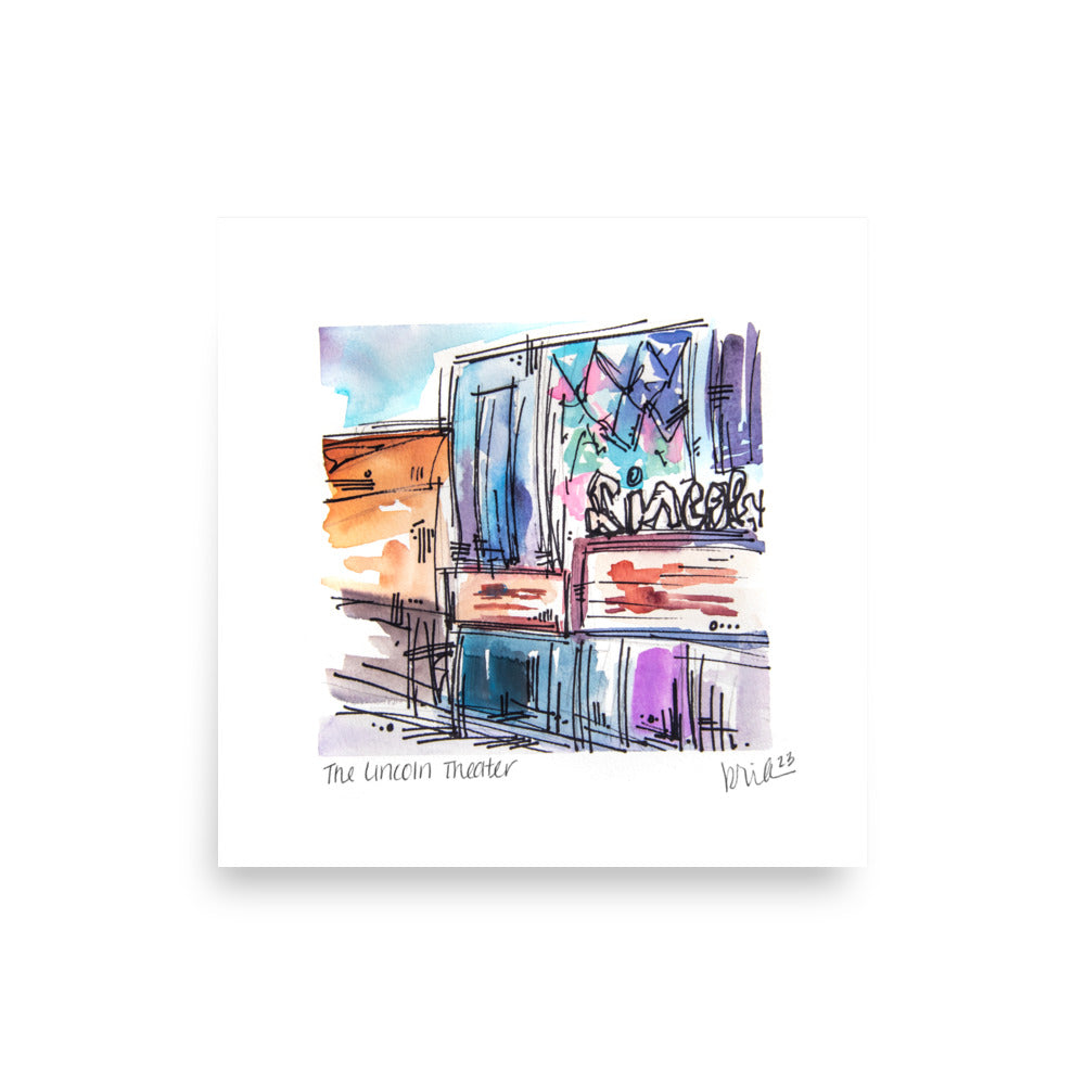 The Lincoln • Cheyenne, WY // Watercolor