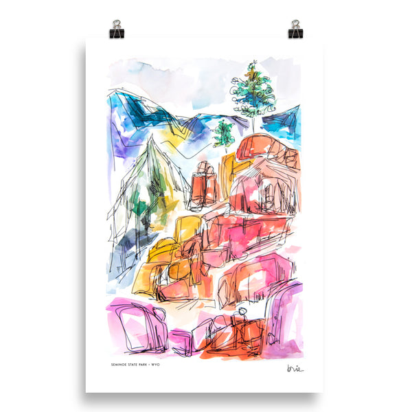 Above Prin From Above Print – Go Slo Apparel