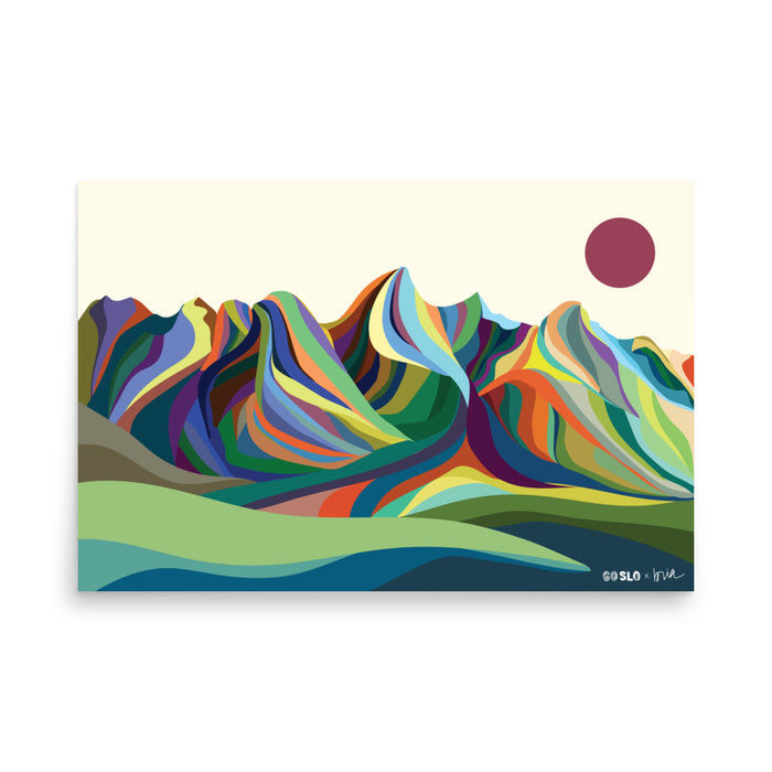 Grand Teton Minimalist Print // Landscape