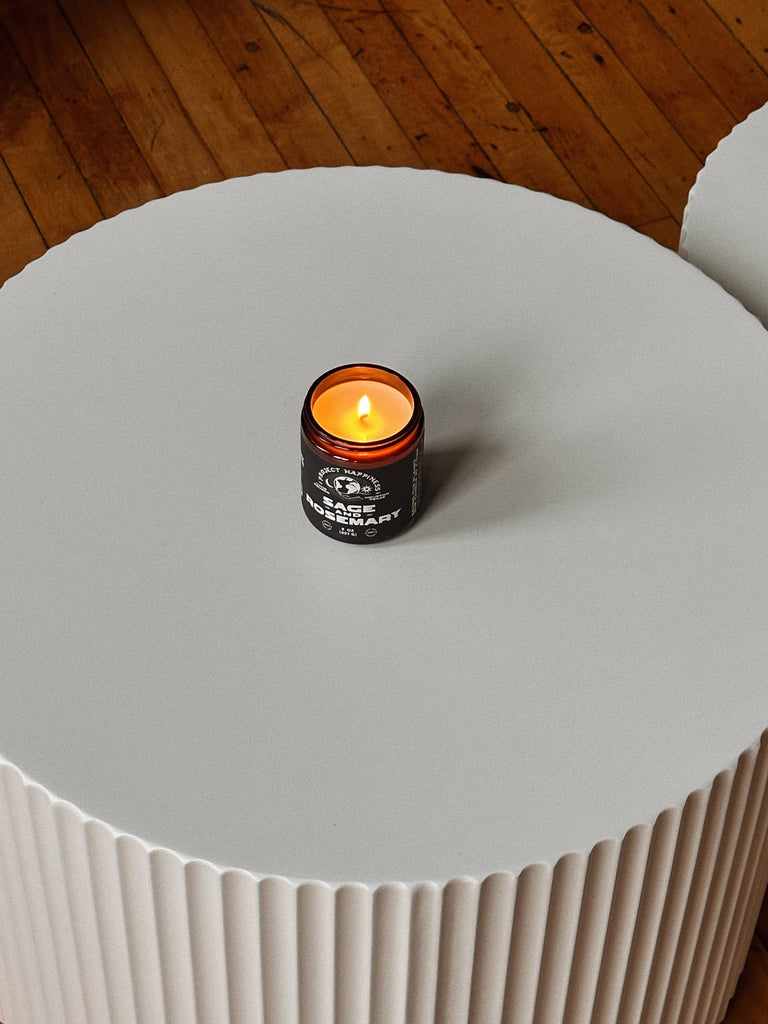 Project Happiness Candle Co. - Palo Santo and Sandalwood Soy Candle - 8oz