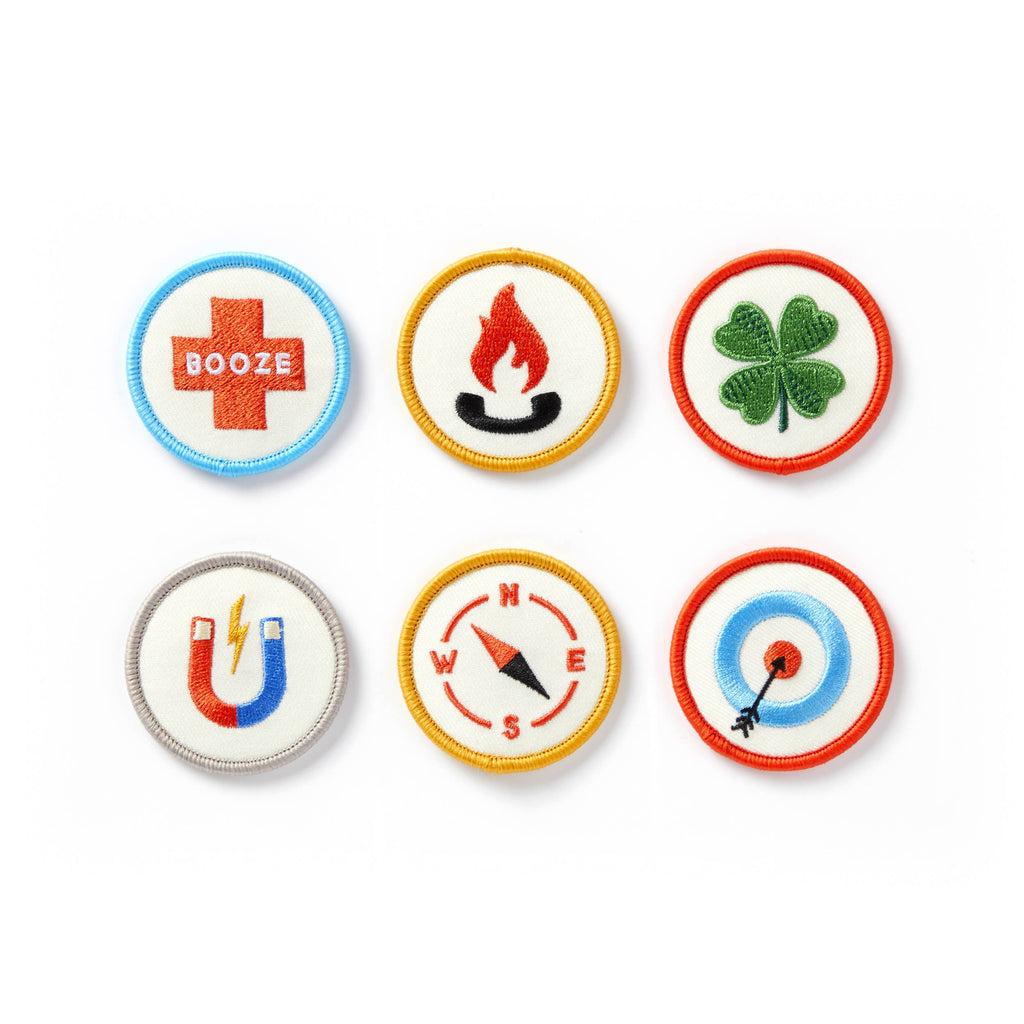 Chronicle Books - Brass Monkey Merit Badges (For Life) Set