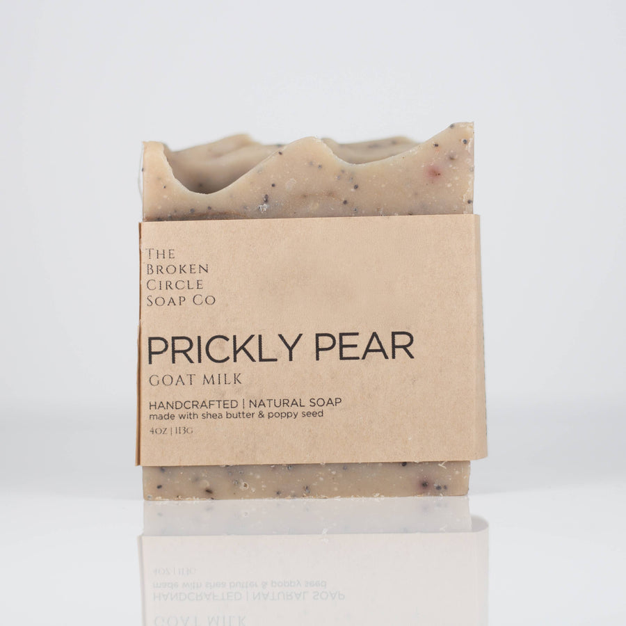 The Broken Circle Soap Co - Prickly Pear | Goats Milk Soap | Exfoliating