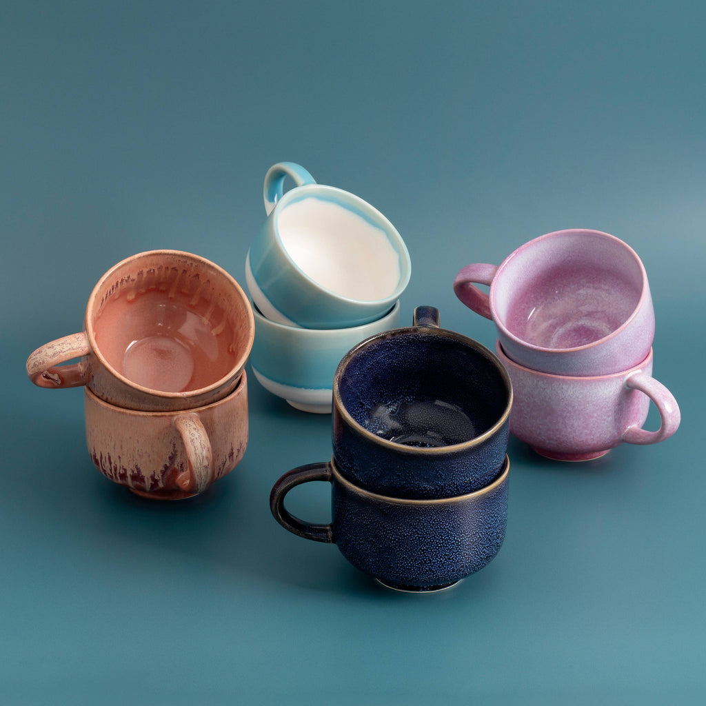 Nova Ceramics Travel Mugs - Abyss Handmade Ceramic Mug 16oz | Stoneware Coffee Mug