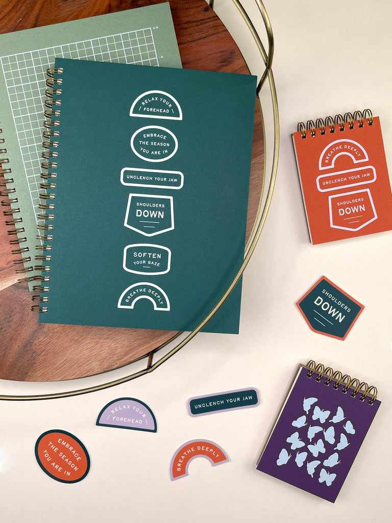 Ruff House Print Shop - Self-Care Jotter Gel Pen: Set of 3