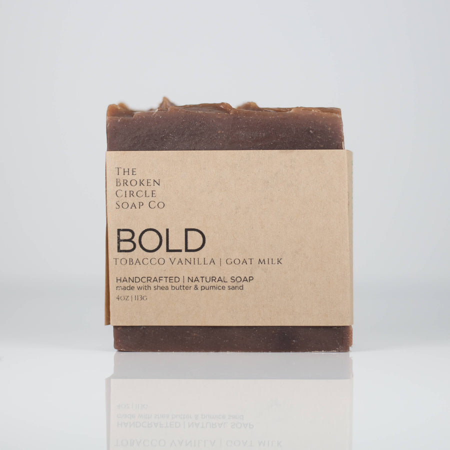 The Broken Circle Soap Co - Bold | Goats Milk Soap | Exfoliating | Men