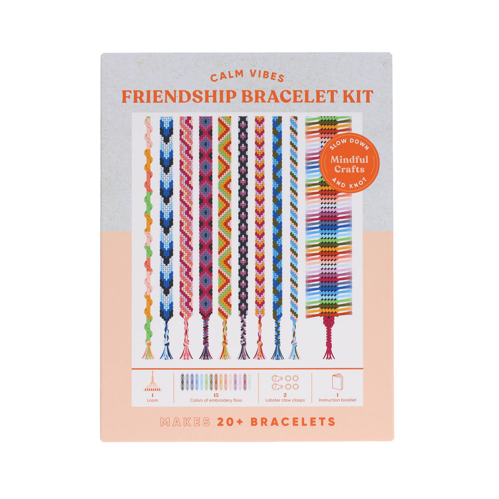 Chronicle Books - Mindful Crafts: Calm Vibes Friendship Bracelet Kit