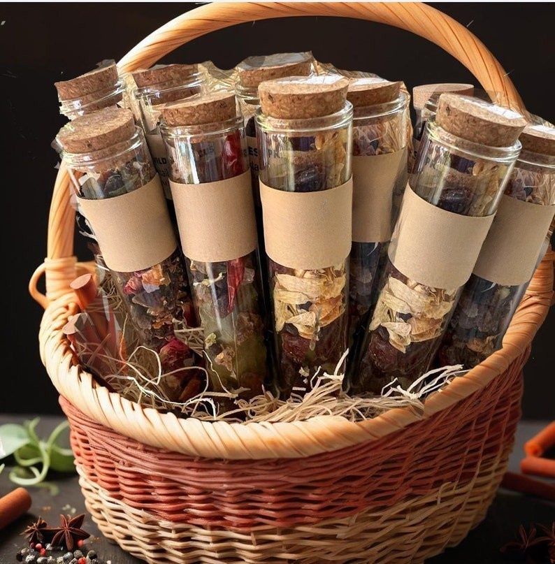 Raven & Rose Apothecary - Enchantment  Coconut Chai~ Tea, Organic, Hand Blended