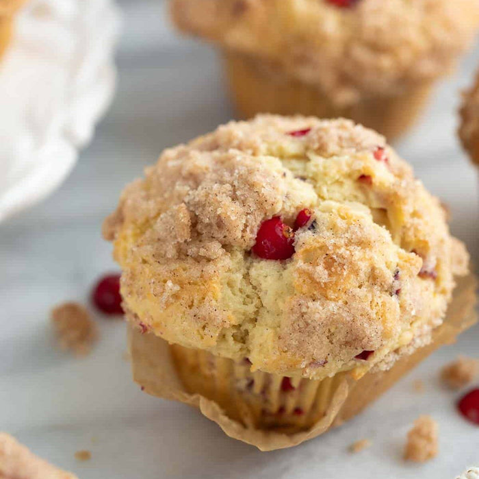 Pre-Order // Dozen Gluten Sensitive Cranberry Orange Muffins