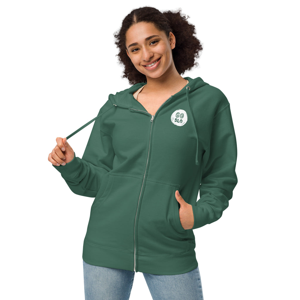 Gals Relaxed Wyo Flag Cowgirl Zip Hoodie