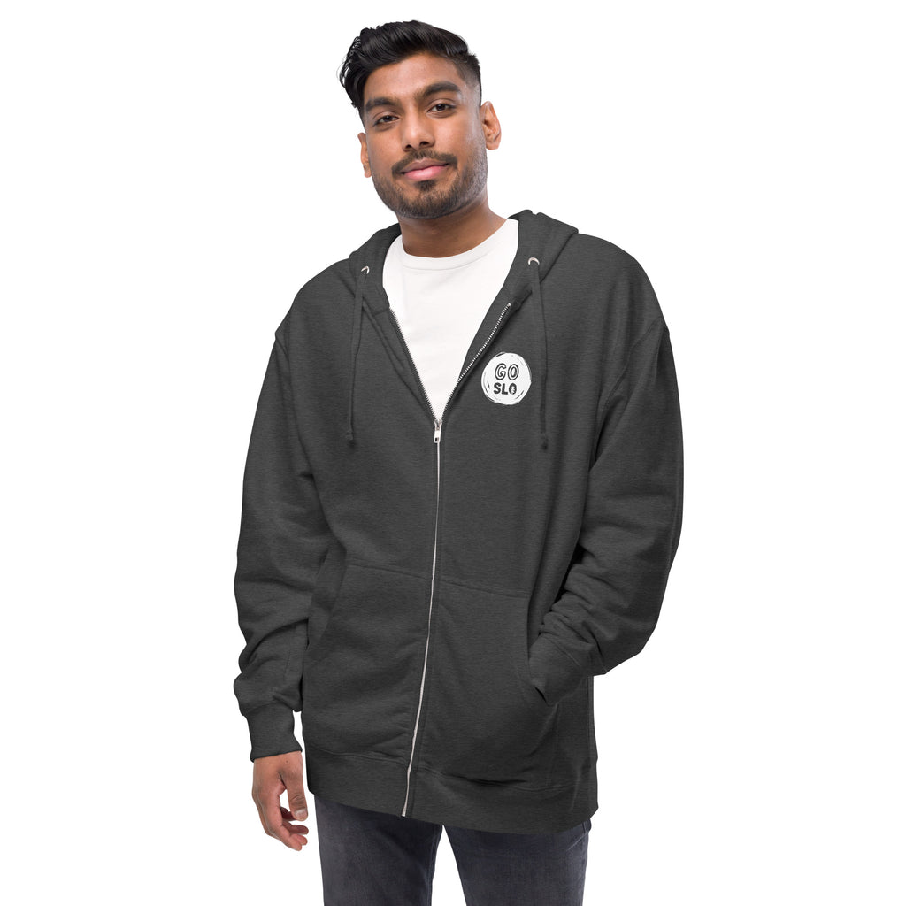 Unisex Wyo Pied Zip Hoodie