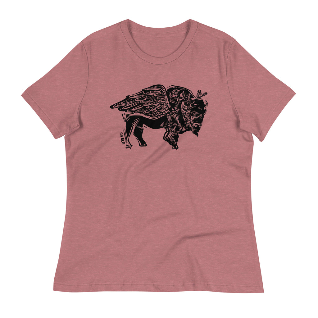 Gals When Bison Fly Fit Tee