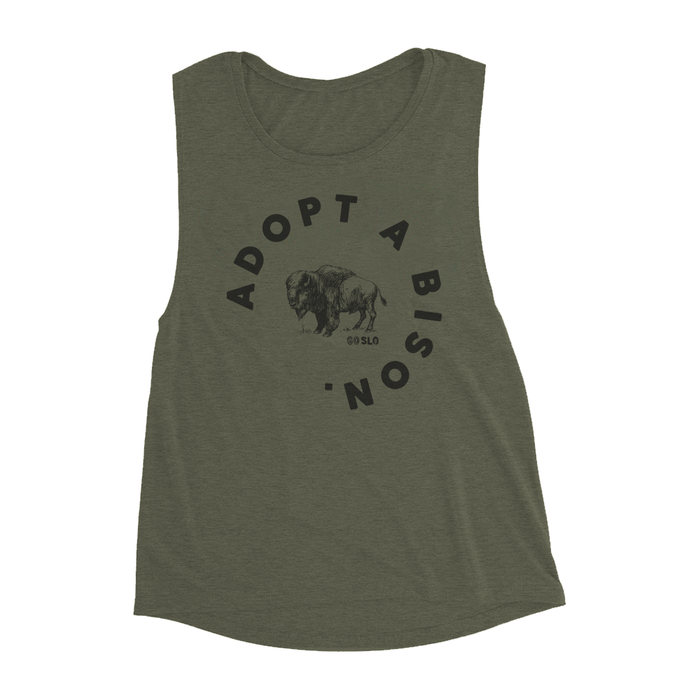 Gals Adopt a Bison Muscle Tank