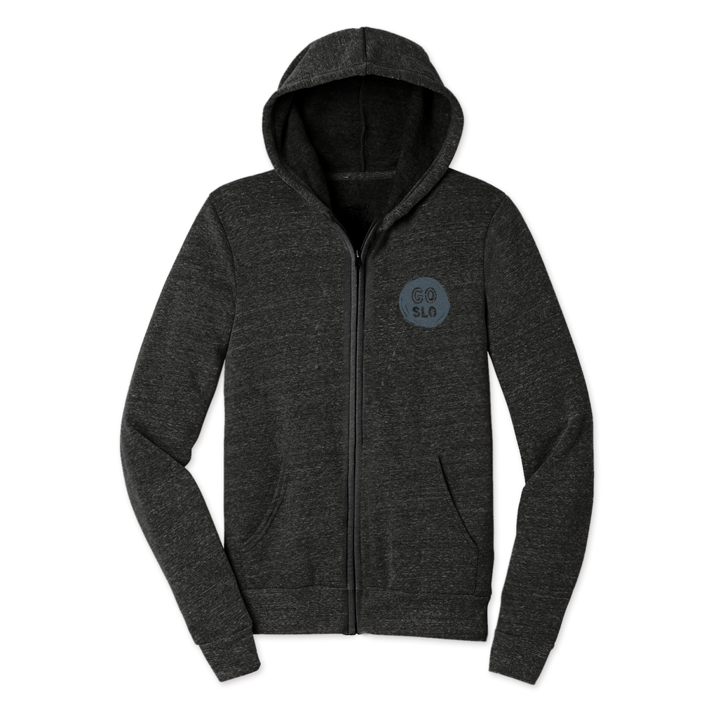 UNISEX SKI THE WYOMING TETONS ZIP HOODIE