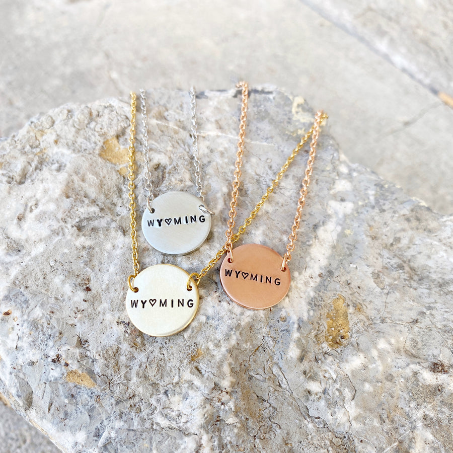 Wyoming Love Necklace