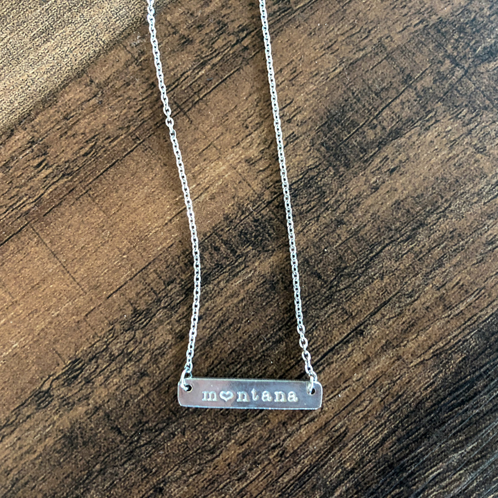 Montana Love Bar Necklace