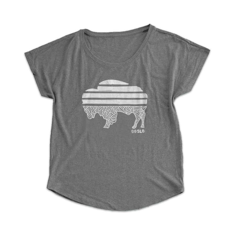 Gals Buffalo Stripe Flow Tee