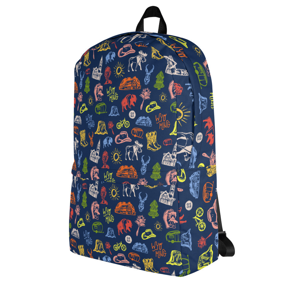 WyoLife Sunset Patterned Backpack