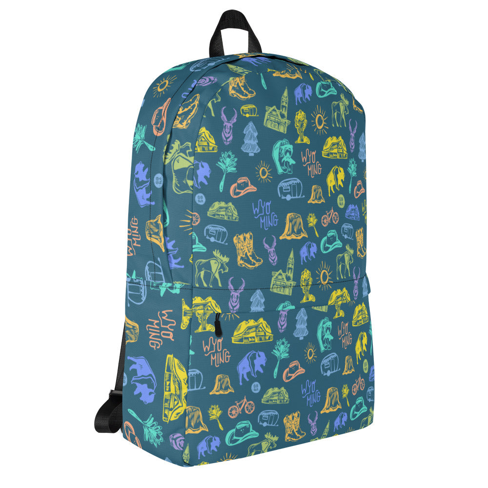 WyoLife Sunrise Patterned Backpack