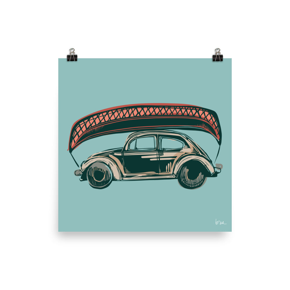 Carved Adventure Bug Print