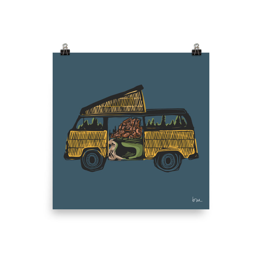 Carved Vedauwoo Bus Print