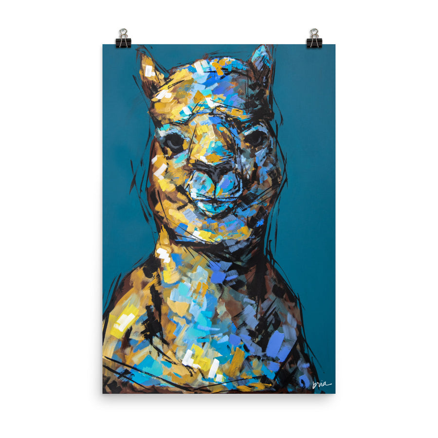 Natasha the Alpaca Print