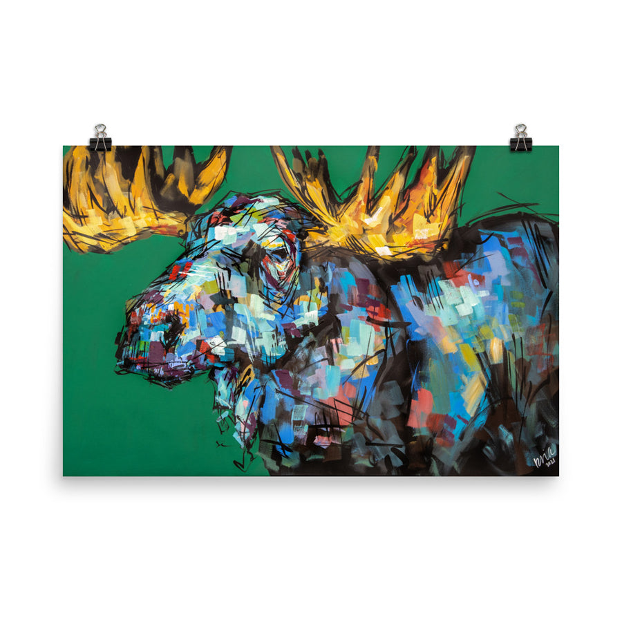 Kevin the Moose Print