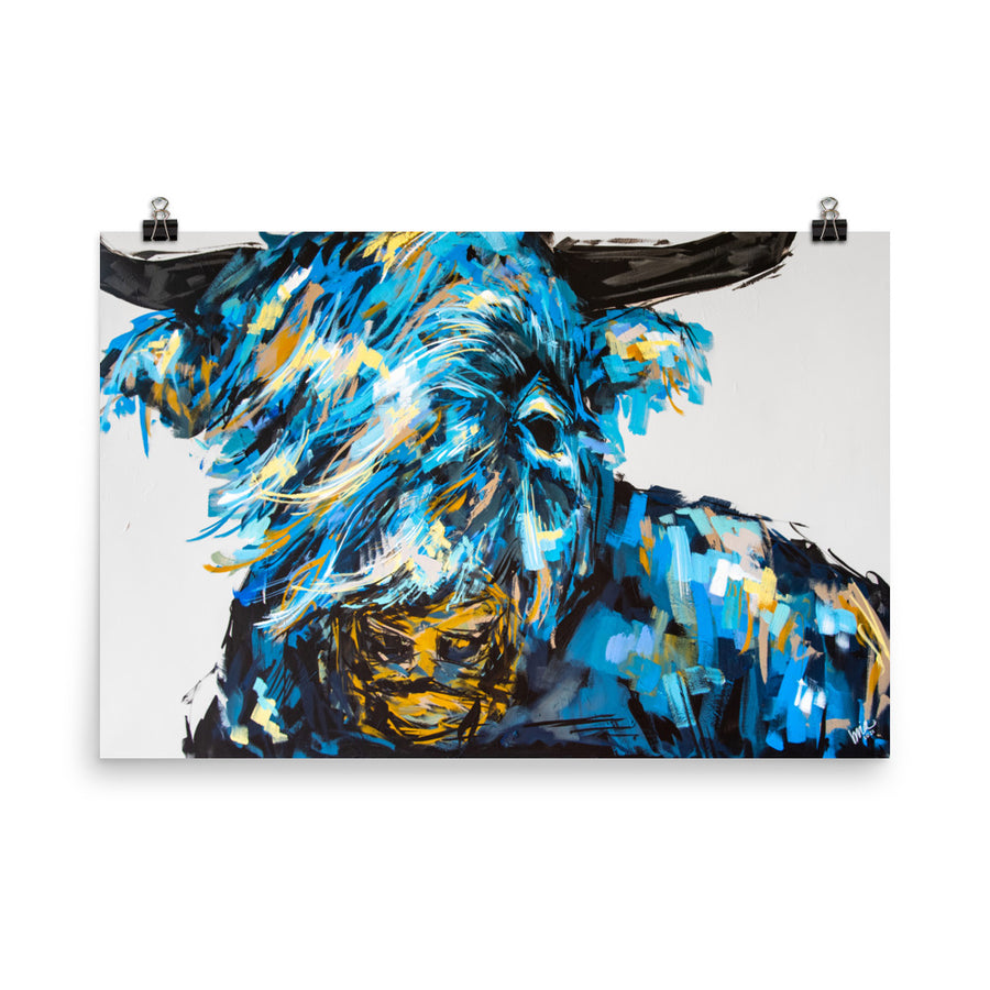 Billie the Highland Print