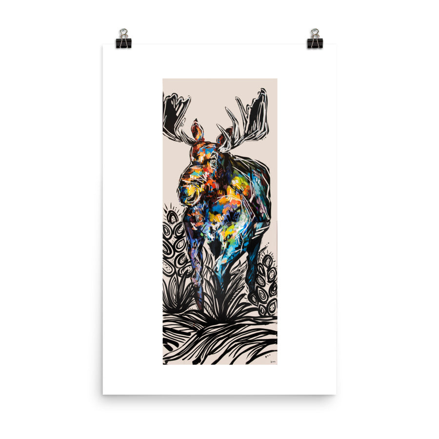 Chevy the Moose Print