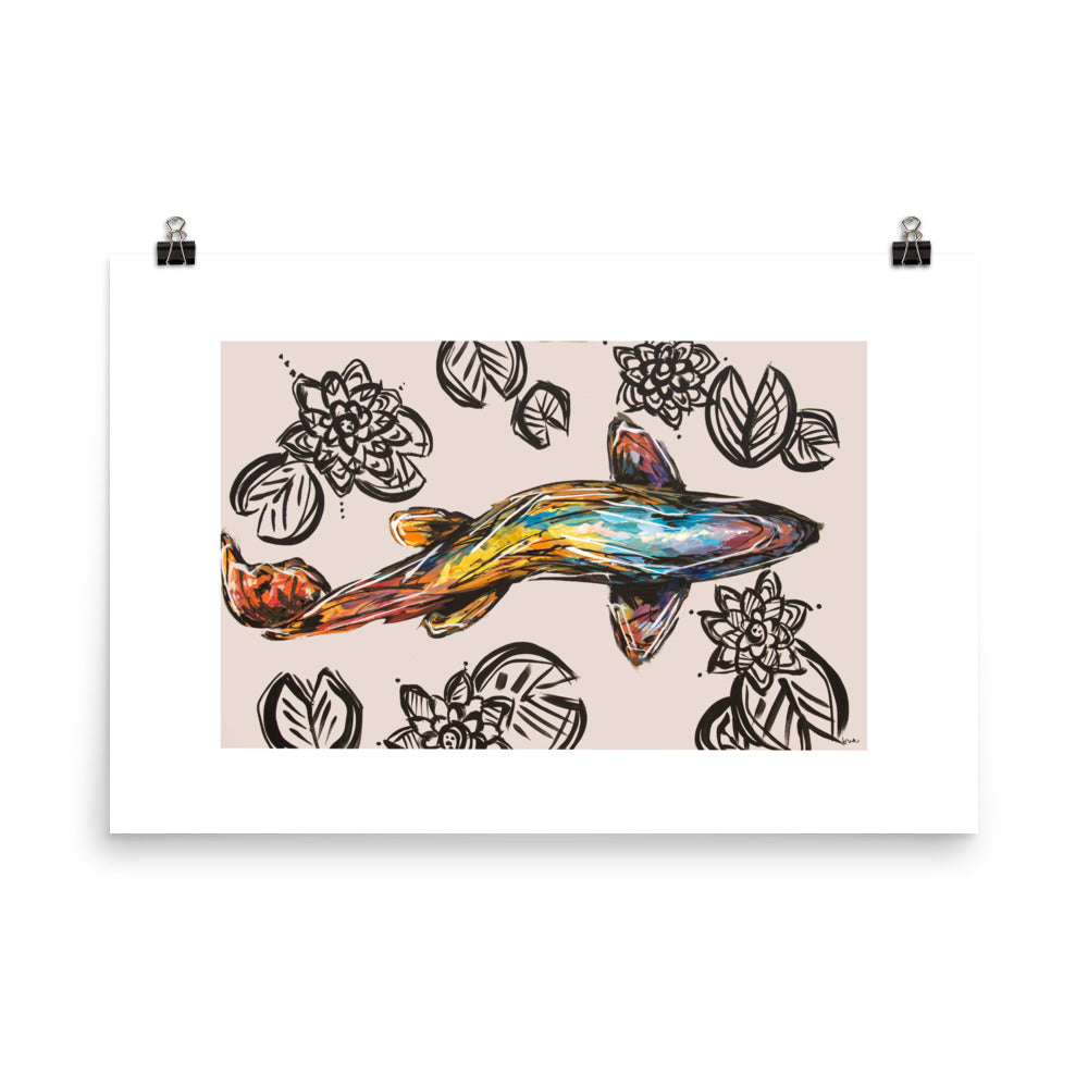 Cleo the Rainbow Trout Print